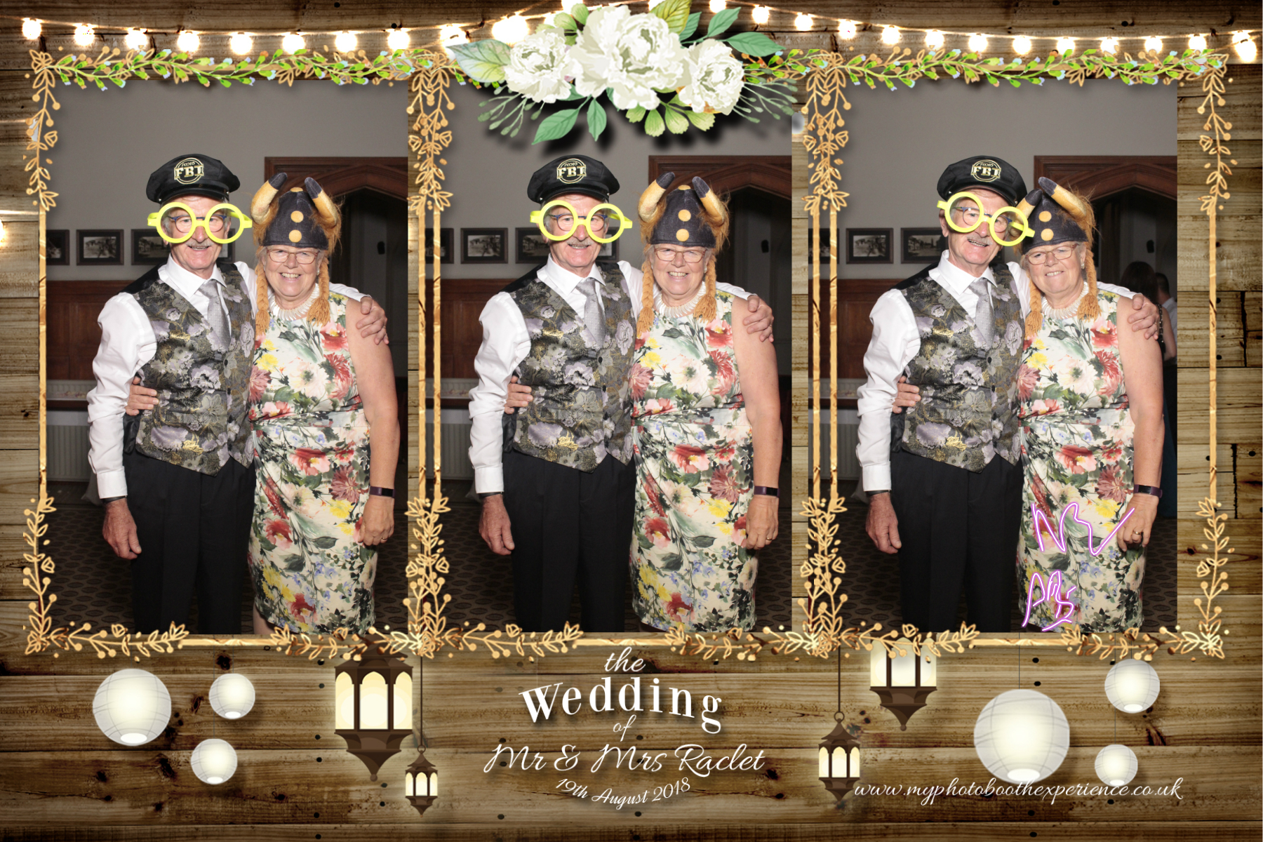 Mr & Mrs Raclet | View more photos from the event at gallery.myphotoboothexperience.co.uk/u/MyPhotoBoothExperienceLtd/Mr-Mrs-Raclet